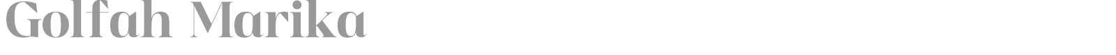 Golfah Marika font preview